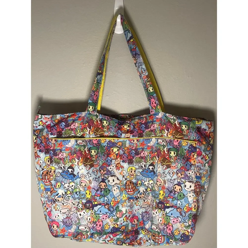 Ju-Ju-Be Tokidoki Super BeTote Bag in Sea Amo pattern.